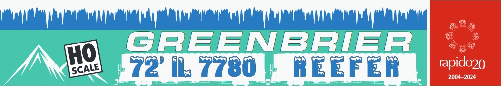 H0 Greenbrier 72' Reefer