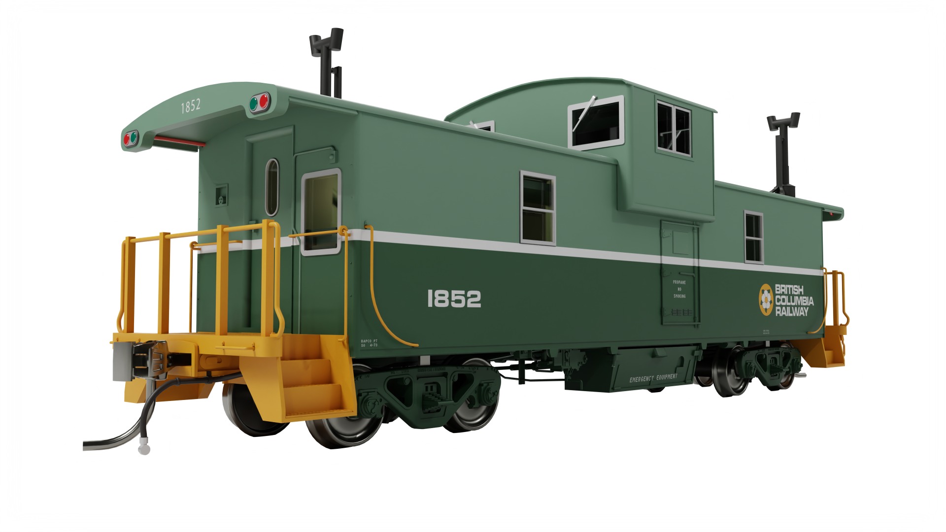 PGE + BC Rail Squamish Caboose