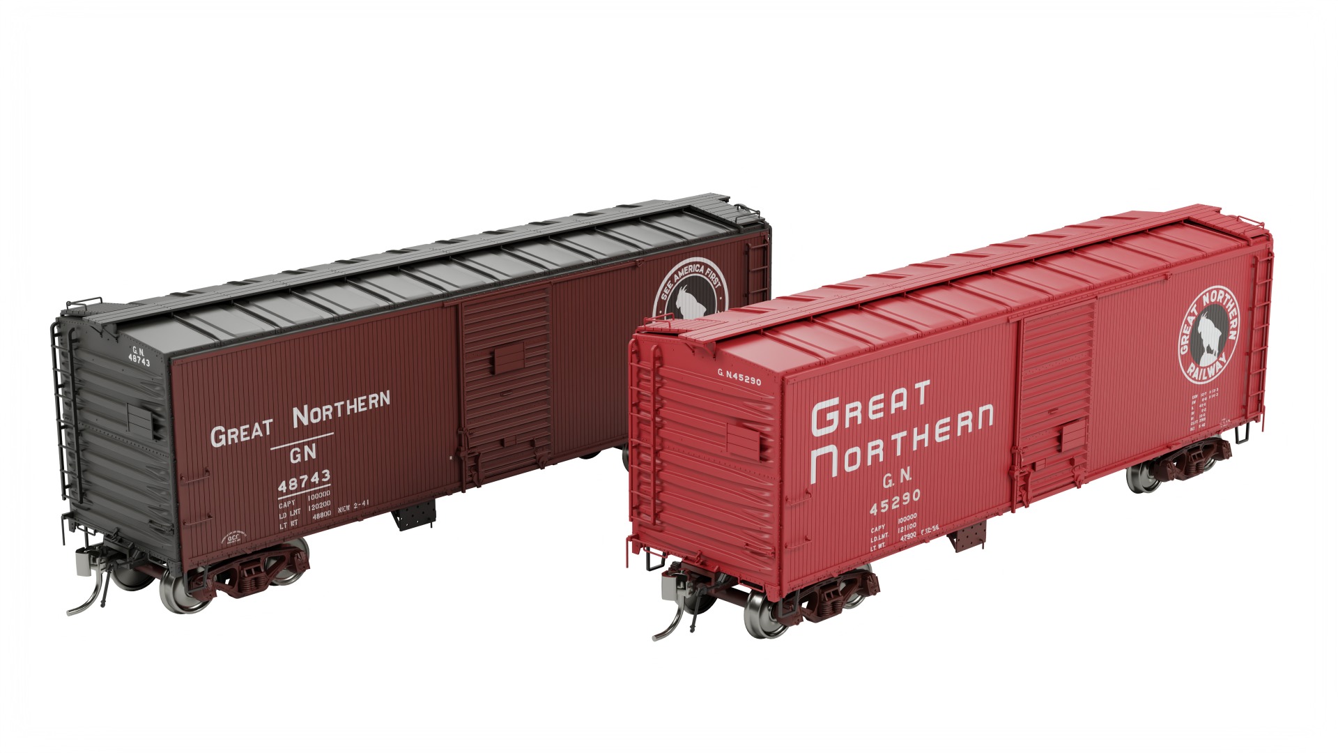 H0 GN 40' D-S Boxcar