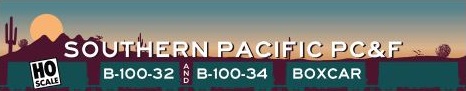 H0 H0 PC&F B-100-32 und -34 Boxcar