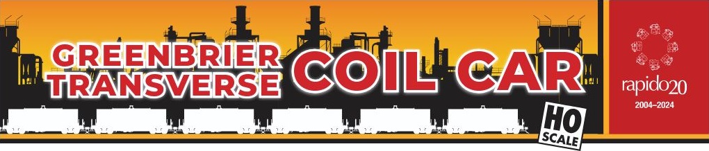 H0 Greenbrier Transverse Coil Car